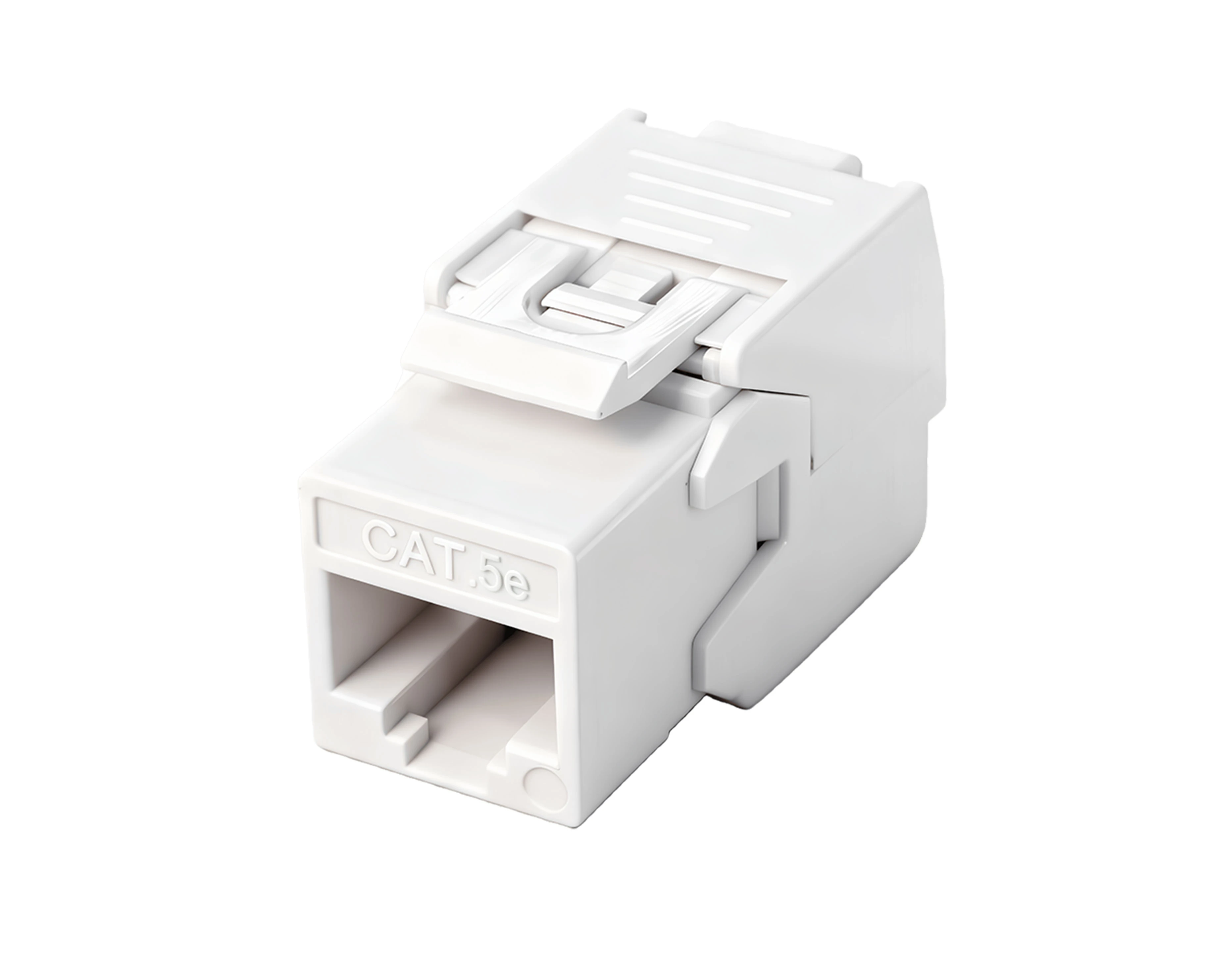 SKJ-A33111 Conector Keystone RJ45 Cat.5e sin herramientas, sin blindaje, 180&deg;, de arriba a abajo