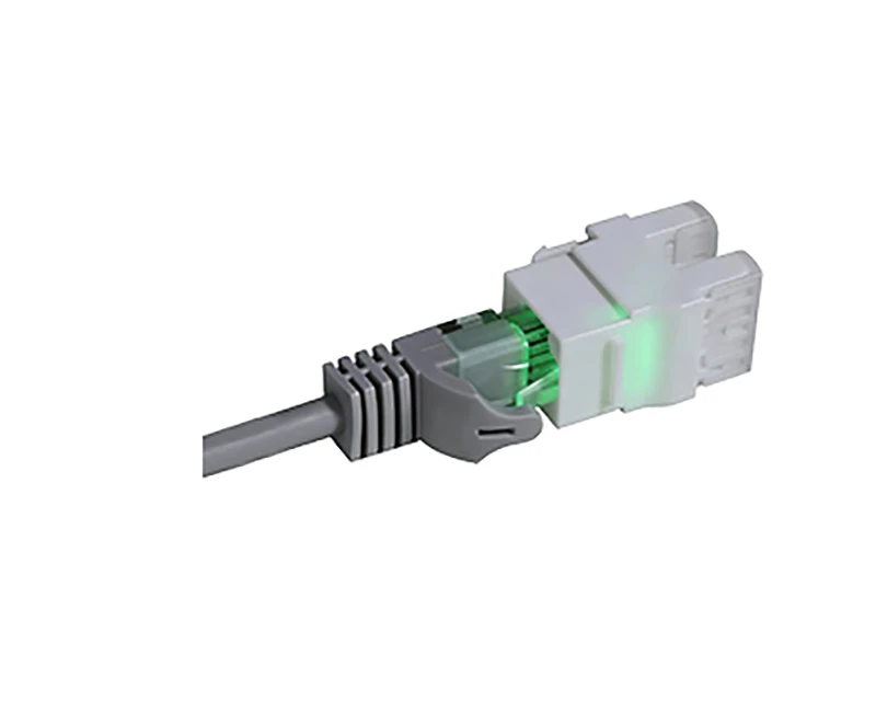 SKJ-F32101-LED-1 Cat.5e RJ45 (8P8C) 180 grados sin blindaje