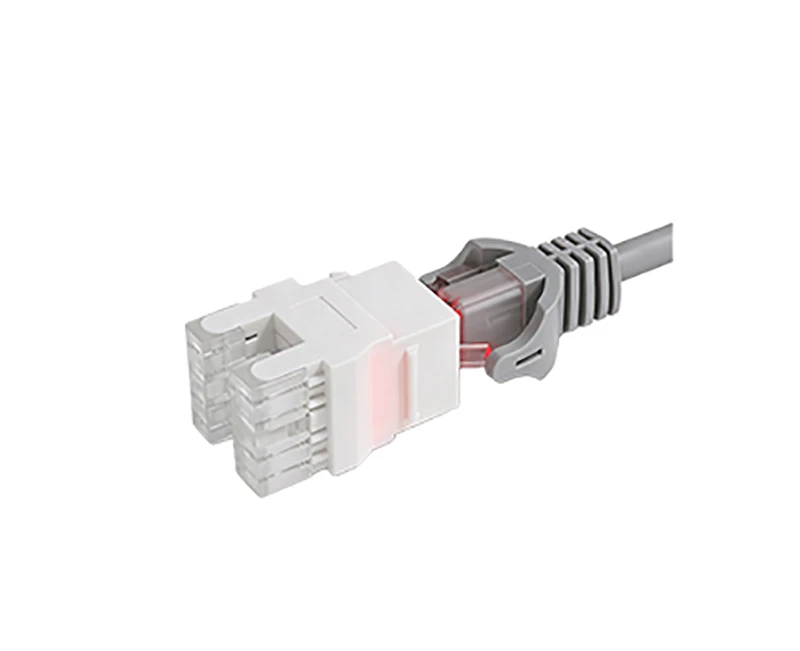 SKJ-F32101-LED-1 Cat.5e RJ45 (8P8C) 180 grados sin blindaje