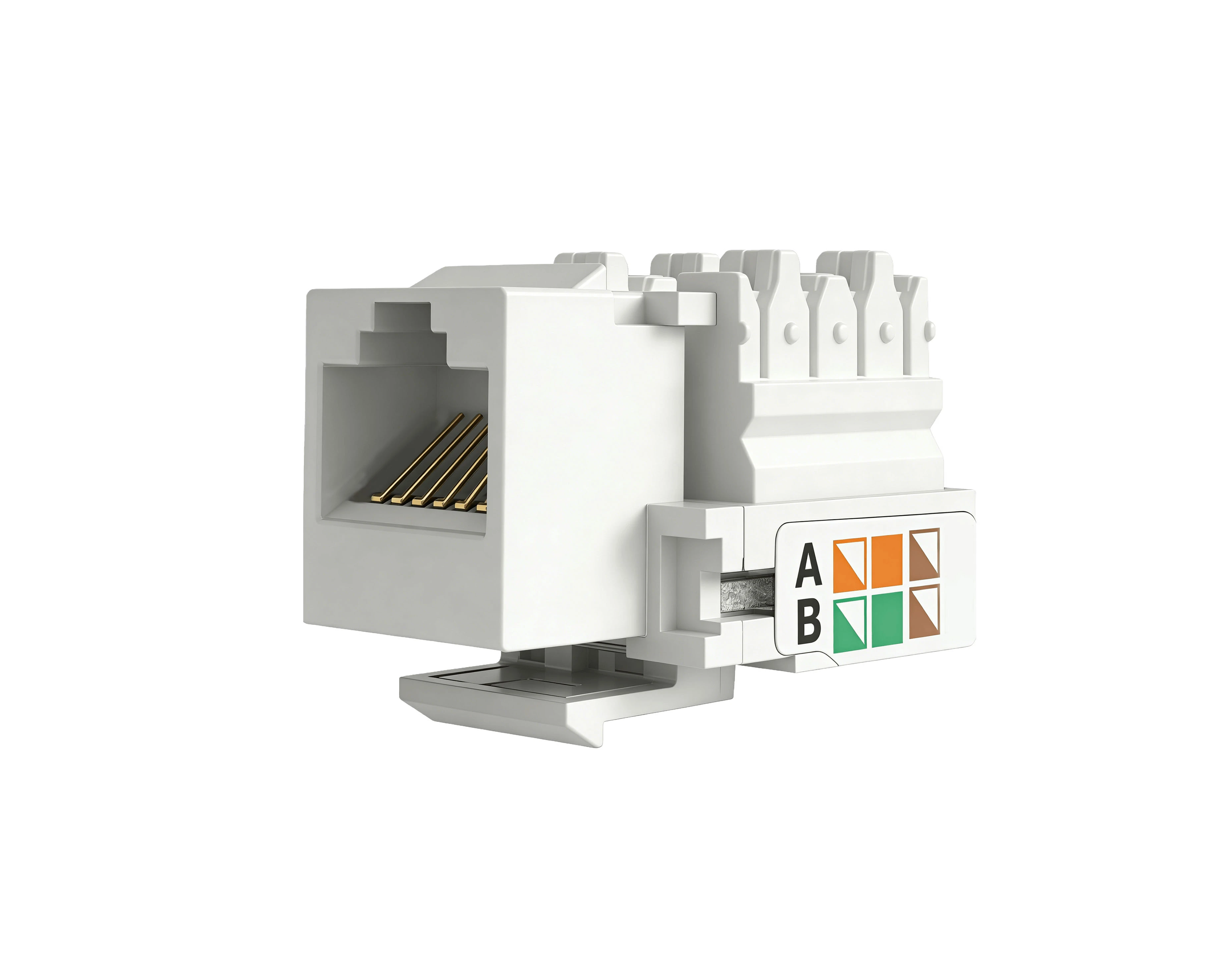 SKJ-130101 Cat.5e RJ45 (8P8C) Datos y datos Opciones de voz sin blindaje