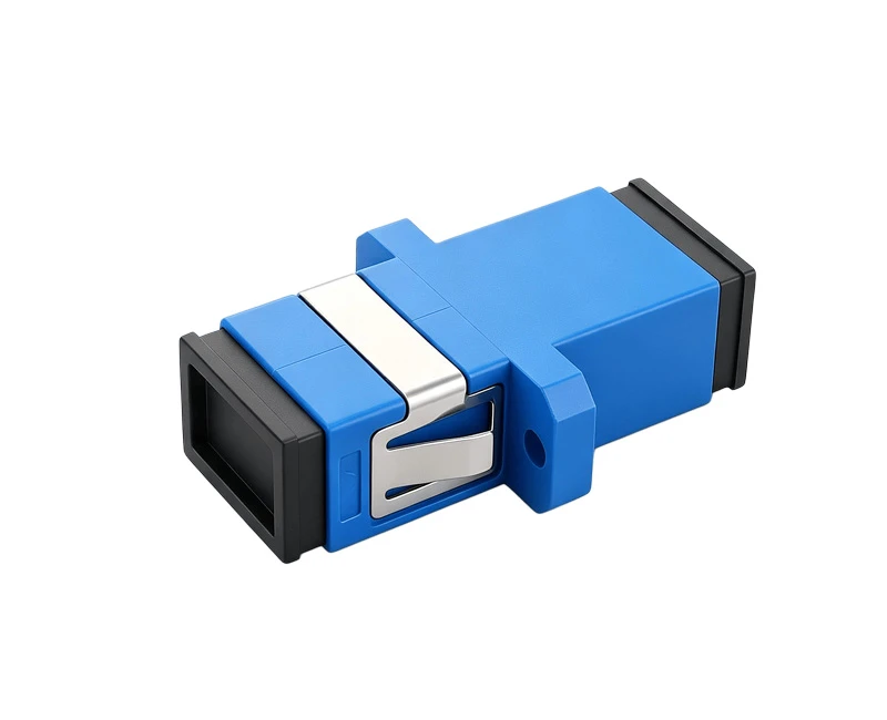 Adaptador de fibra &oacute;ptica SC/UPC simplex