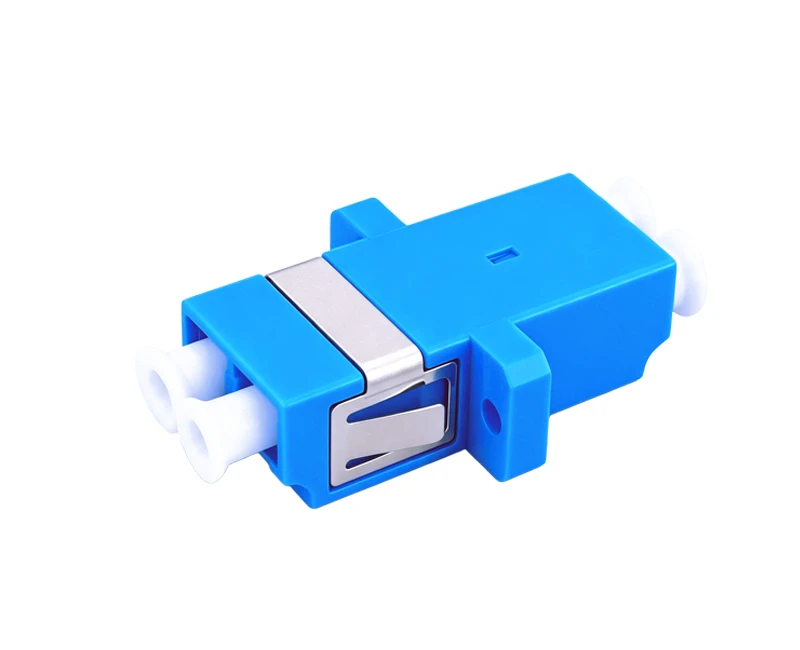 Adaptador de fibra &oacute;ptica LC/UPC d&uacute;plex