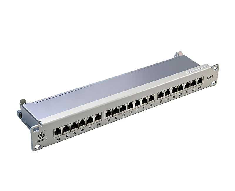 SPP-0A63D1 Panel de conexiones CAT.6 de 24 puertos blindado