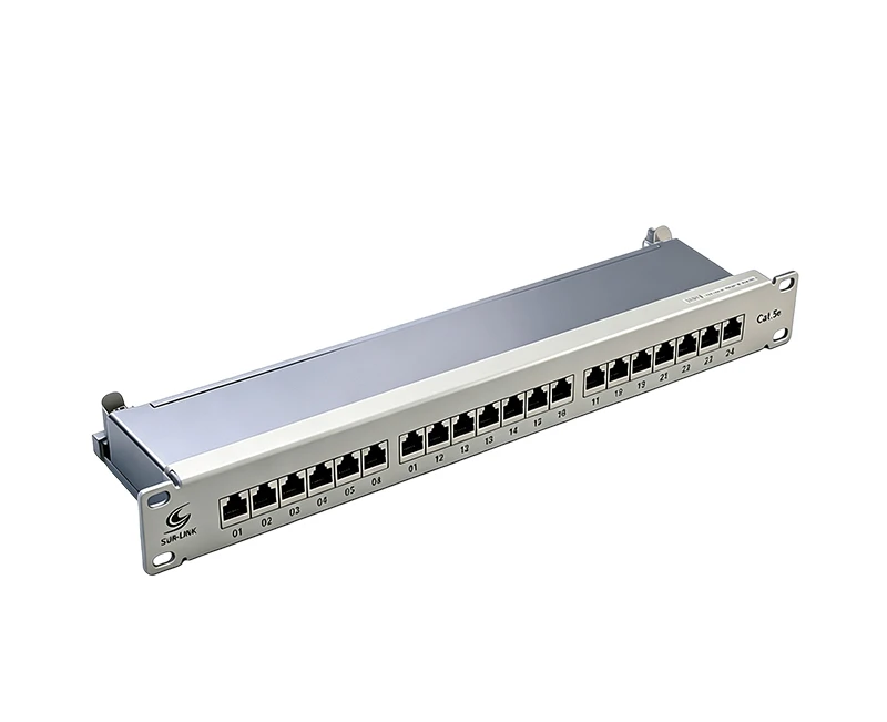 Panel de conexiones SPP-E762L1 CAT.5e de 24 PUERTOS blindado