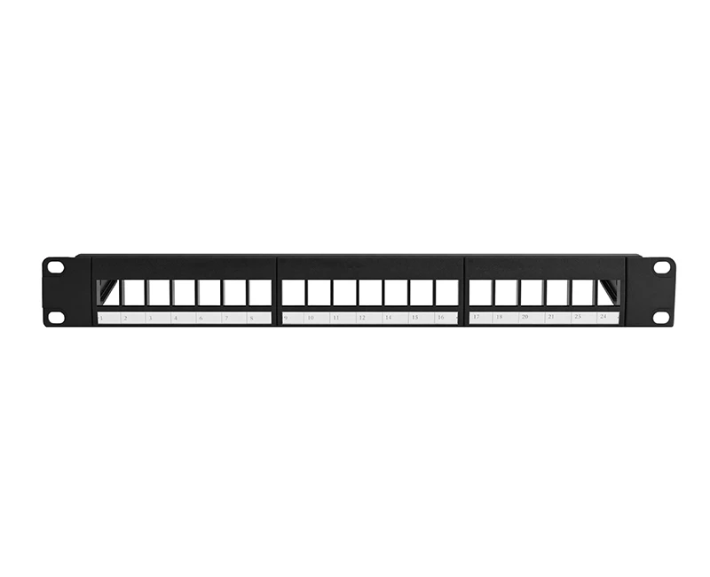 SPP-046201-1 UTP Cuadro de parche en blanco 24 puertos con gestor de cables